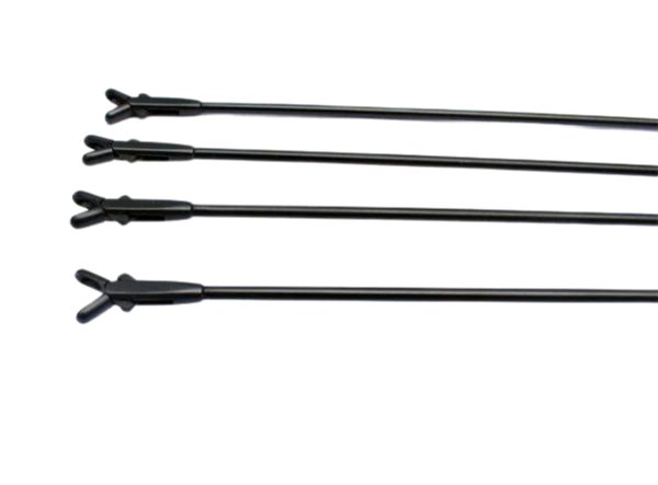 Frontal Sinus Giraffe Forceps PTFE Coated with Luer Lock Cleaning Port - Image 2