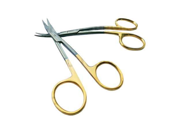 GOLDMAN FOX TC SCISSORS DOUBLE CURVED 13 CM - Image 2