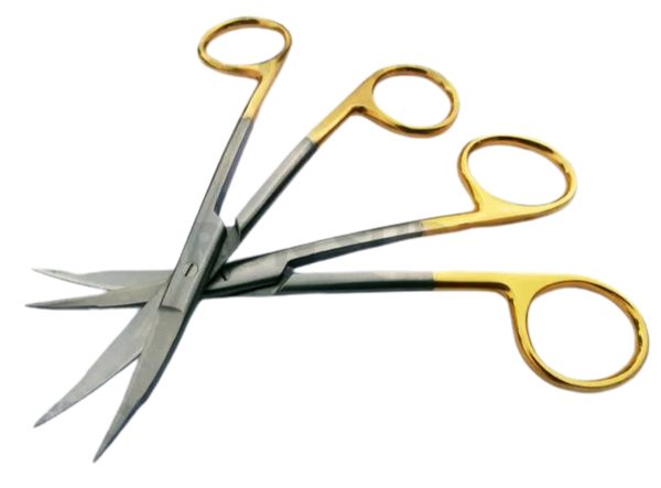 GOLDMAN FOX TC SCISSORS DOUBLE CURVED 13 CM - Image 3